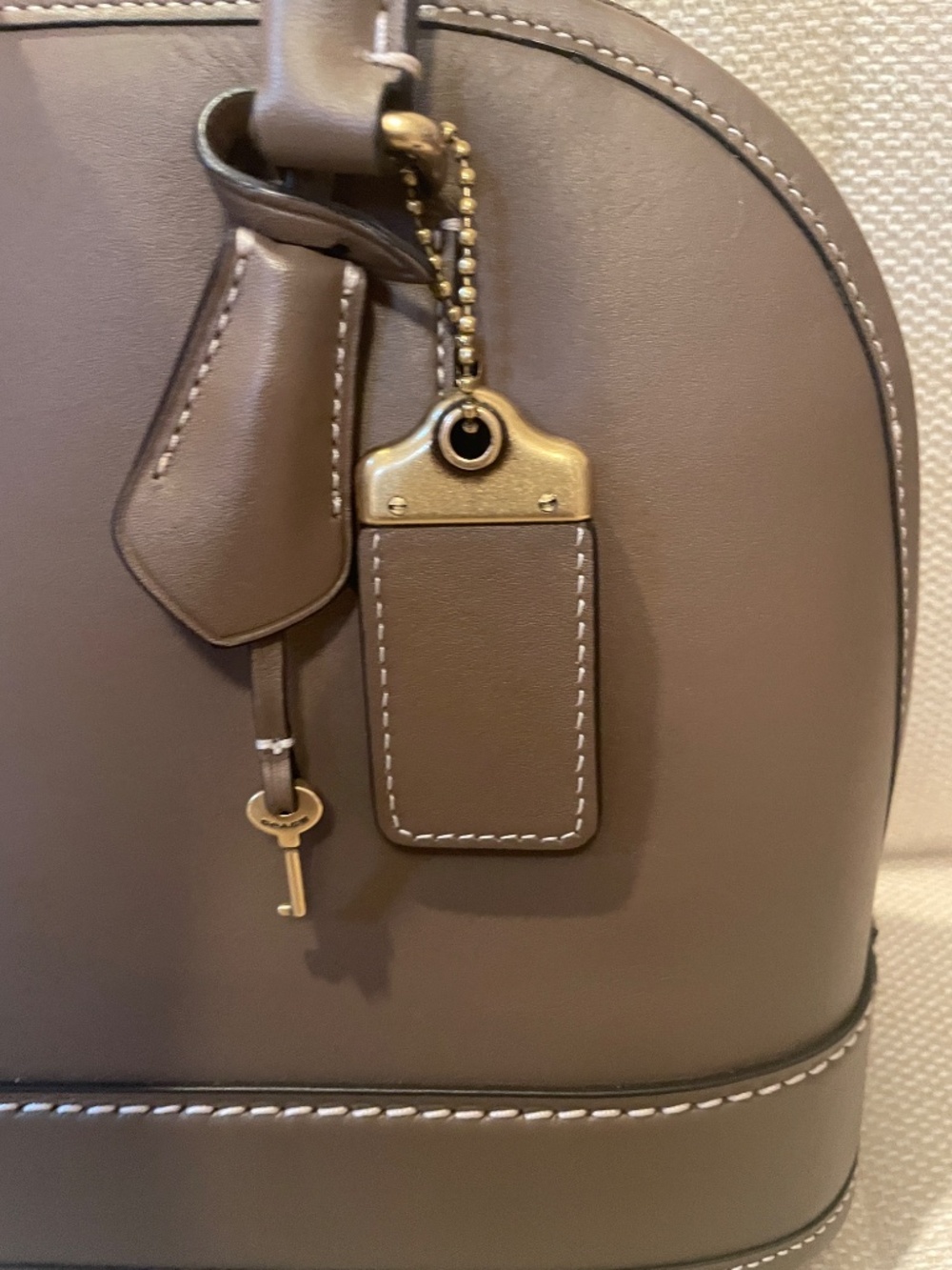 Coach Revel in Stone Leather NWT - Picture 4 of 13